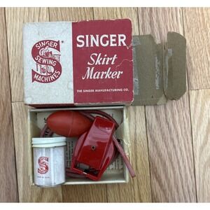 Vintage Singer Sewing Machine‎ Skirt Market Fashion Style Tool